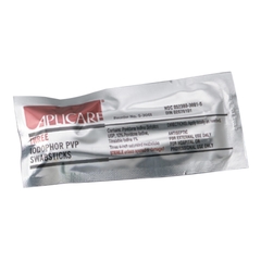 Sklar Impregnated Swabstick Aplicare 10% Strength Povidone-Iodine Individual Packet Sterile, 150/CS