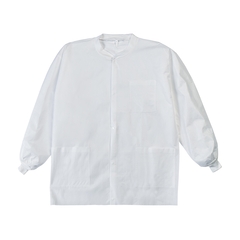 GF Health Lab Jacket LabMates White X-Large Hip Length Disposable, 50/CS