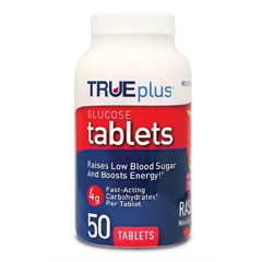 MON852891BT - Trividia - Glucose TRUEplus 50 per Bottle Tablet Raspberry, 50/BT