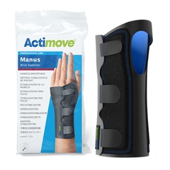 BSN Medical Wrist Brace Actimove&reg; Manus Professional Line COOLMAX&reg; AIR / Metal Left or Right Hand Black Large, 1/EA