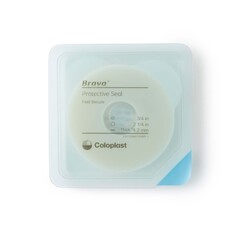 Coloplast Ostomy Seal Brava&reg; Thick 3/4 Inch (18mm) Stoma 2-1/4 Inch (57 mm) 4.2mm Thick, 10/BX