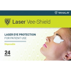 Vanalay Laser Eye Protector Vee-Shield One Size Fits Most Adhesive, 24/BX