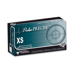 Innovative Healthcare Corporation Exam Glove Pulse&reg; PRECISE™ X-Small NonSterile Nitrile Standard Cuff Length Textured Fingertips Aqua Blue Chemo Tested / Fentanyl Tested, 2500/CS
