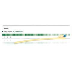 McKesson Foley Catheter 2-Way Standard Tip 30 cc Balloon 16 Fr. Silicone Coated Latex, 10/BX