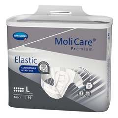 Hartmann MoliCare&reg; Premium Incontinence Brief, 10D, Large, 14 EA/PK