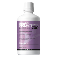 MON706924CS - National Nutrition - Protein Supplement ProSource ZAC Berry Punch 32 oz. Bottle Ready to Use