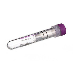 Greiner Bio-One MiniCollect&reg; Capillary Blood Collection Tube K2 EDTA Additive 13 X 75 mm 250 to 500 &micro;L Lavender Cap Closure Polypropylene Tube
