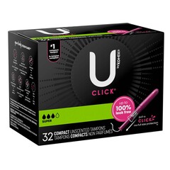 Kimberly Clark Professional Tampon U by Kotex&reg; Security&reg; Super Absorbency Plastic Applicator Individually Wrapped