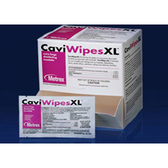 MON496463BX - Metrex Research - Multi-Purpose Disinfectant CaviWipes® XL Wipe Individually Wrapped, 50EA/BX