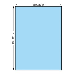 Halyard General Purpose Drape Large Drape 55 W X 76 L Inch Sterile, 52/CS
