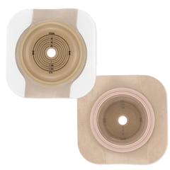 Hollister Ostomy Barrier New Image CeraPlus Trim to Fit, Extended Wear Adhesive Tape Borders 57 mm Flange Red Code System Up to 1-1/2