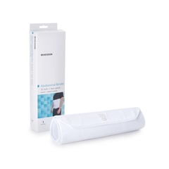 McKesson Abdominal Binder Small / Medium Hook and Loop Closure 30 to 45 Inch Waist Circumference 12 Inch Height Adult, 1/EA