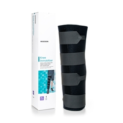 MON1159096EA - McKesson - Knee Immobilizer x-Large Elastic Contact Straps Up to 36 Thigh Circumference 22 Length Left or Right Knee, 1/EA