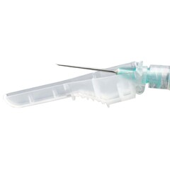 McKesson Safety Hypodermic Needle Prevent&reg; 1 Inch Length 21 Gauge Ultra Thin Wall Hinged Safety Needle