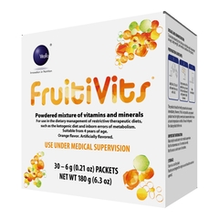 Vitaflo Ketogenic Oral Supplement FruitiVits Orange Flavor 6 Gram Individual Packet Powder, 30/BX