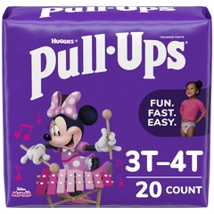 Kimberly Clark Professional Female Toddler Training Pants Pull-Ups Learning Designs for Girls Size 3T to 4T Disposable Moderate Absorbency, 20/PK