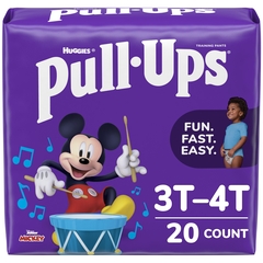 Kimberly Clark Professional Male Toddler Training Pants Pull-Ups Learning Designs for Boys Size 3T to 4T Disposable Moderate Absorbency, 20/PK