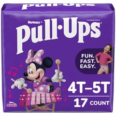 Kimberly Clark Professional Female Toddler Training Pants Pull-Ups Learning Designs for Girls Size 4T to 5T Disposable Moderate Absorbency, 68/CS