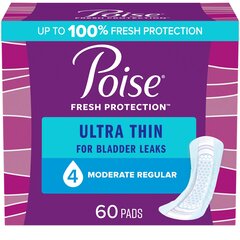 Kimberly Clark Professional Poise&reg; Ultra Thin Bladder Control Pad Moderate Absorbency Absorb-Loc&reg; Core One Size Fits Most Adult Female Disposable
