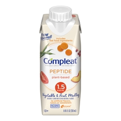 Nestle Healthcare Nutrition Oral Supplement / Tube Feeding Formula Compleat&reg; Peptide 1.5 Cal Unflavored Ready to Use 8.45 oz. Carton, 24/CS