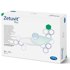 Hartmann Superabsorbant Dressing Zetuvit Plus Nonwoven / Cellulose 8 X 10 Inch Sterile
