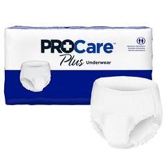 MON1162814BG - First Quality - Adult Absorbent Underwear ProCare Plus Pull On with Tear Away Seams Large Disposable Moderate Absorbency, 25 EA/BG