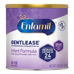 Mead Johnson Nutrition Enfamil&reg; Gentlease&reg; Infant Formul, 19.9 oz. Can, Powder, Milk-Based, Fussiness/Gas/Crying, 4/CS