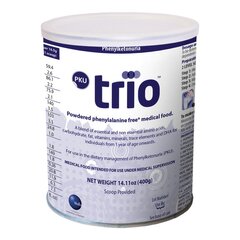 Vitaflo Oral Supplement PKU trio Vanilla Flavor Powder 400 Gram Can, 6 EA/CS