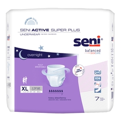 TZMO Seni&reg; Active Super Plus - Adult Absorbent Underwear, Unisex, Pull On with Tear Away Seams, X-Large, Disposable, Heavy Absorbency, 7/PK 4PK/CS