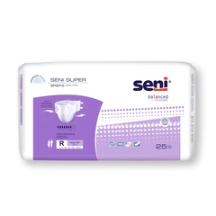 TZMO Seni&reg; Super - Incontinence Brief, Regular, Heavy Absorbency, Unisex, Disposable, 3PK/CS