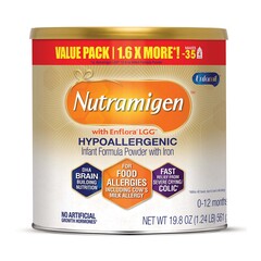 Mead Johnson Nutrition Infant Formula Nutramigen&reg; with Probiotic LGG&reg; Unflavored 19.8 oz. Can Powder Iron Cow's Milk Allergy, 1/EA