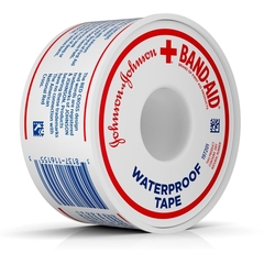 Johnson & Johnson Waterproof Medical Tape Band-Aid&reg; Water Block™ White 1 Inch X 10 Yard Adhesive NonSterile