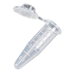 McKesson Microcentrifuge Tube Conical Bottom Plain 1.5 mL Without Color Coding Snap Cap Polypropylene Tube, 500/BG