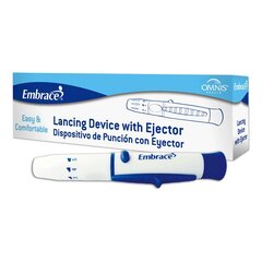 Omnis Health Lancing Device Embrace&reg; Safety Lancet Needle, 1/BX