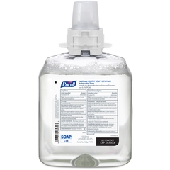 GOJO Antimicrobial Soap Purell Healthy Soap Foaming 1,250 mL Dispenser Refill Bottle Floral Scent, 1/EA