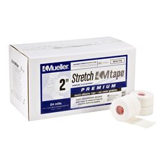 Mueller Sports Athletic Tape Mueller&reg; Stretch MTape Premium White 2 Inch X 5 Yard Elastic Adhesive NonSterile, 24/CS