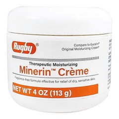 Major Pharmaceuticals Hand and Body Moisturizer Minerin 4 oz. Bottle Unscented Cream