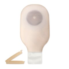 Hollister Ostomy Pouch Premier One-Piece System 12 Inch Length Drainable Convex, Trim to Fit, 5 EA/BX