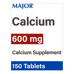 Major Pharmaceuticals Joint Health Supplement Calcium Carbonate 600 mg Strength Tablet 150 per Bottle