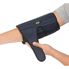 MON844438EA - Brown Medical - Elbow Support IMAK RSI Universal Dual Hook and Loop Strap Closures Left or Right Elbow