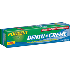 MON257612EA - Glaxo Smith Kline - Denture Cleanser Polident® Dentu-Creme™ Cream Mint - 3.9 oz