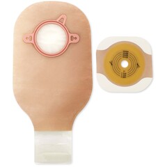 Hollister Ileostomy / Colostomy Pouch New Image™ Two-Piece System 12 Inch Length Flat, Trim to Fit Drainable, 5/BX