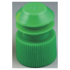 McKesson Tube Closure Polyethylene Flanged Plug Cap Green 13 mm For Use with 13 mm Blood Drawing Tubes, Glass Test Tubes, Plastic Culture Tubes NonSterile, 20000/CS