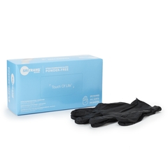 Sri Trang Touch of Life™ Nitrile Exam Glove, Extra Large, Black, 225/BX