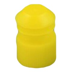 McKesson Tube Closure Polyethylene Flanged Plug Cap Yellow 16 mm For Use with 16 mm Blood Drawing Tubes, Glass Test Tubes, Plastic Culture Tubes NonSterile, 10000/CS