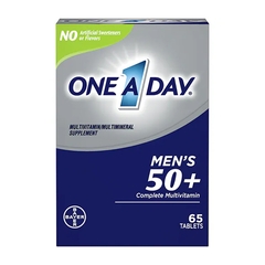 Bayer Multivitamin Supplement One-A-Day&reg; Mens 50+ Healthy Advantage Vitamin A / Ascorbic Acid 3500 IU - 120 mg Strength Tablet 65 per Bottle