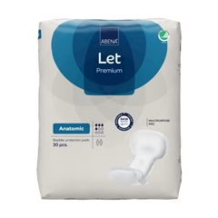 Abena Incontinence Liner Abri-Let Anatomic 8 X 17 Inch Moderate Absorbency One Size Fits Most Adult Unisex Disposable, 240/CS