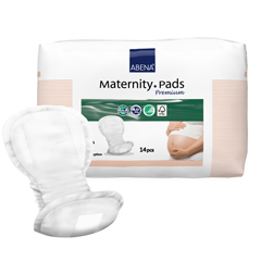 MON1177813BG - Abena - Incontinence Liner Maternity Pad Premium Moderate Absorbency One Size Fits Most Adult Unisex Disposable, 14 EA/BG