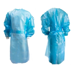 McKesson Chemotherapy Procedure Gown 2X-Large Blue NonSterile AAMI Level 2 / ASTM D6978 Disposable, 30/CS