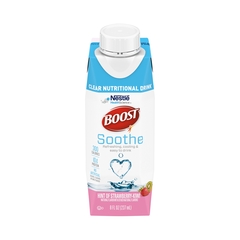 Nestle Healthcare Nutrition Oral Supplement Boost&reg; Soothe Strawberry Kiwi Flavor Ready to Use 8 oz. Carton, 1/EA